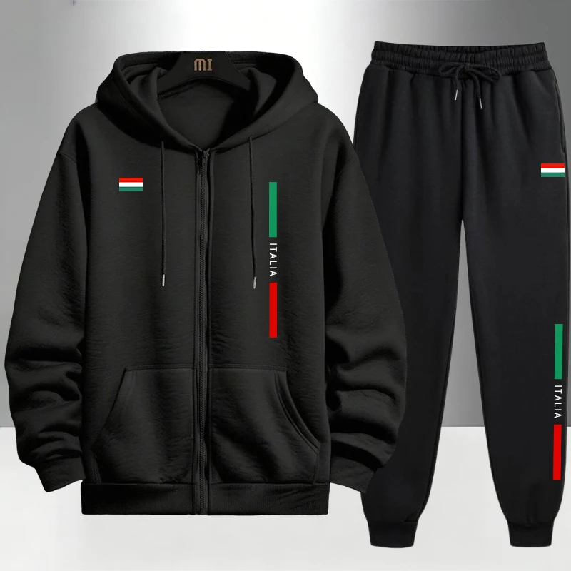 Mens Fashion Urban - Ensemble de survêtement tendance pour homme,