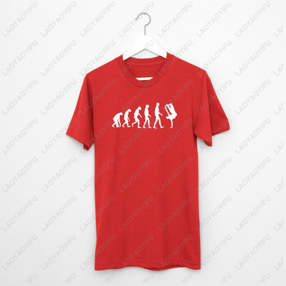 Men'S Fashion Evolution - T-shirt Breakdance Breakdancing Evolution, décontracté, à