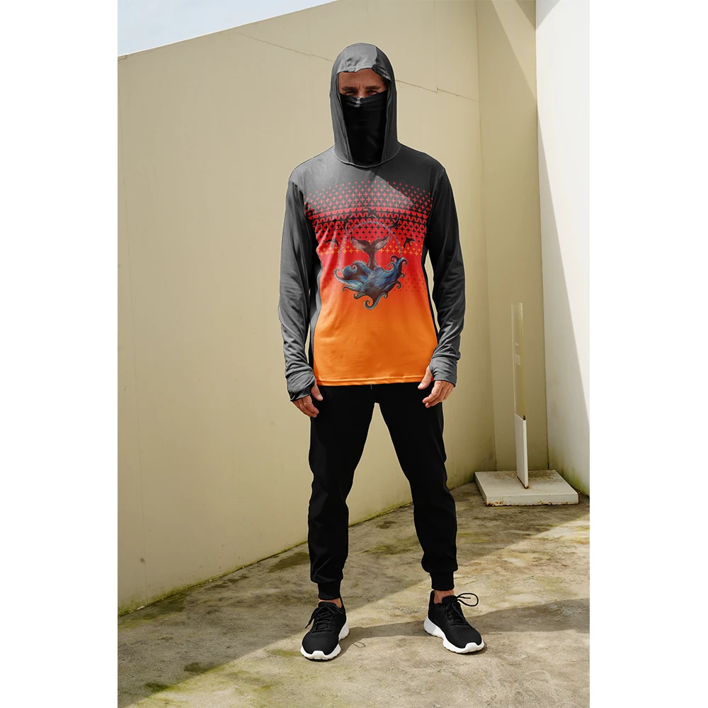 Men Fashion Upper - T-shirts de pêche pour hommes, protection