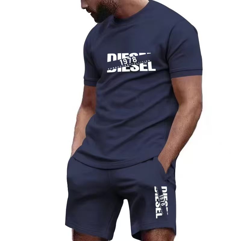 Men'S Fashion Videos - Nouvel ensemble T-shirt et short d'été