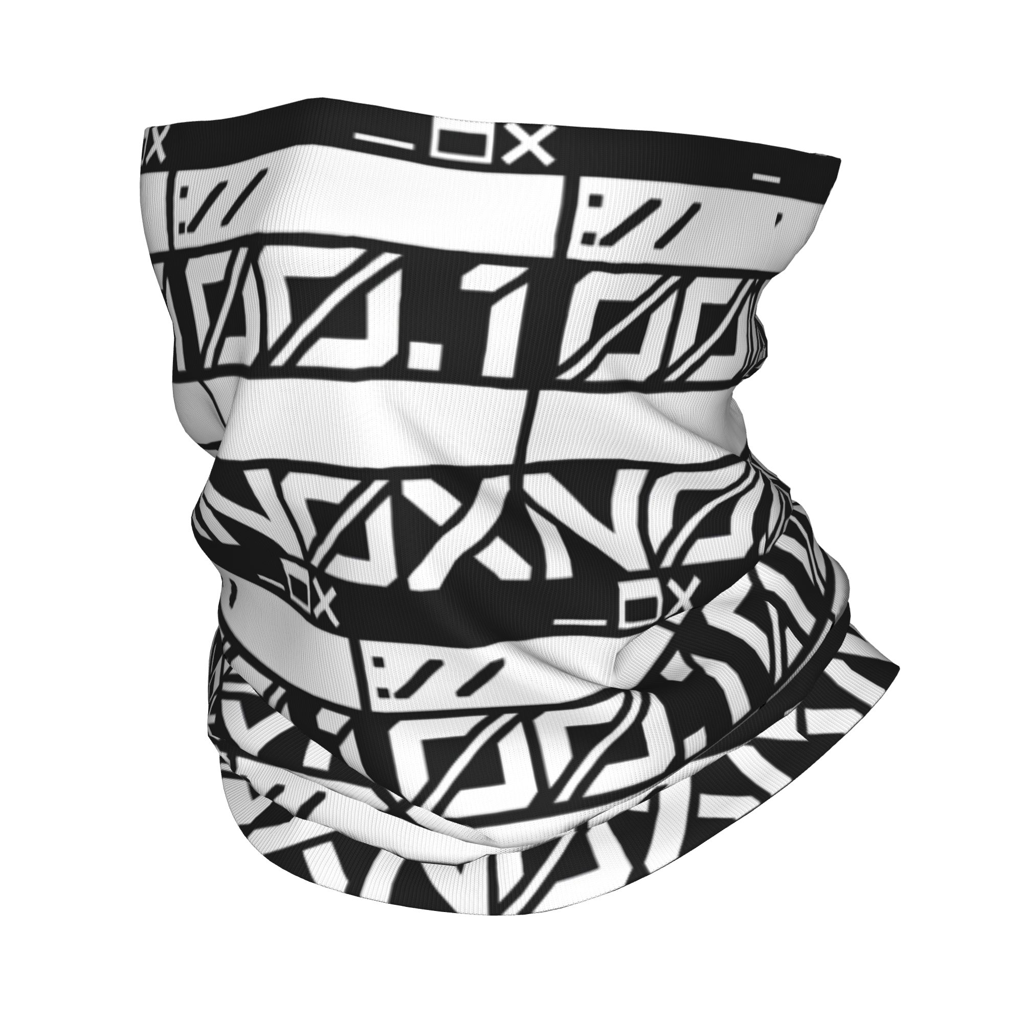 Mens Fashion Urban - Cache-cou urbain à motif industriel Techwear
