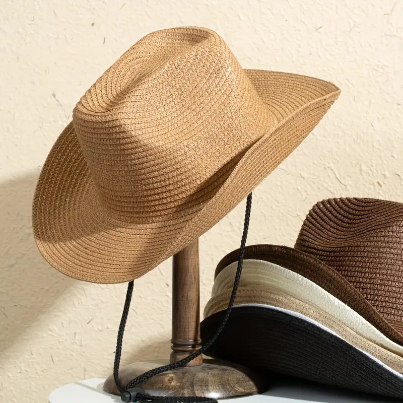 Mens Fashion Bucket Hat - Grand Chapeau de Paille Panama Naturel