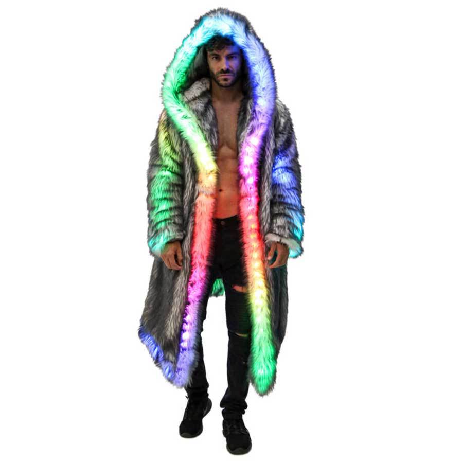 Men'S Fashion Light Jacket - Manteau en fausse fourrure pour hommes,