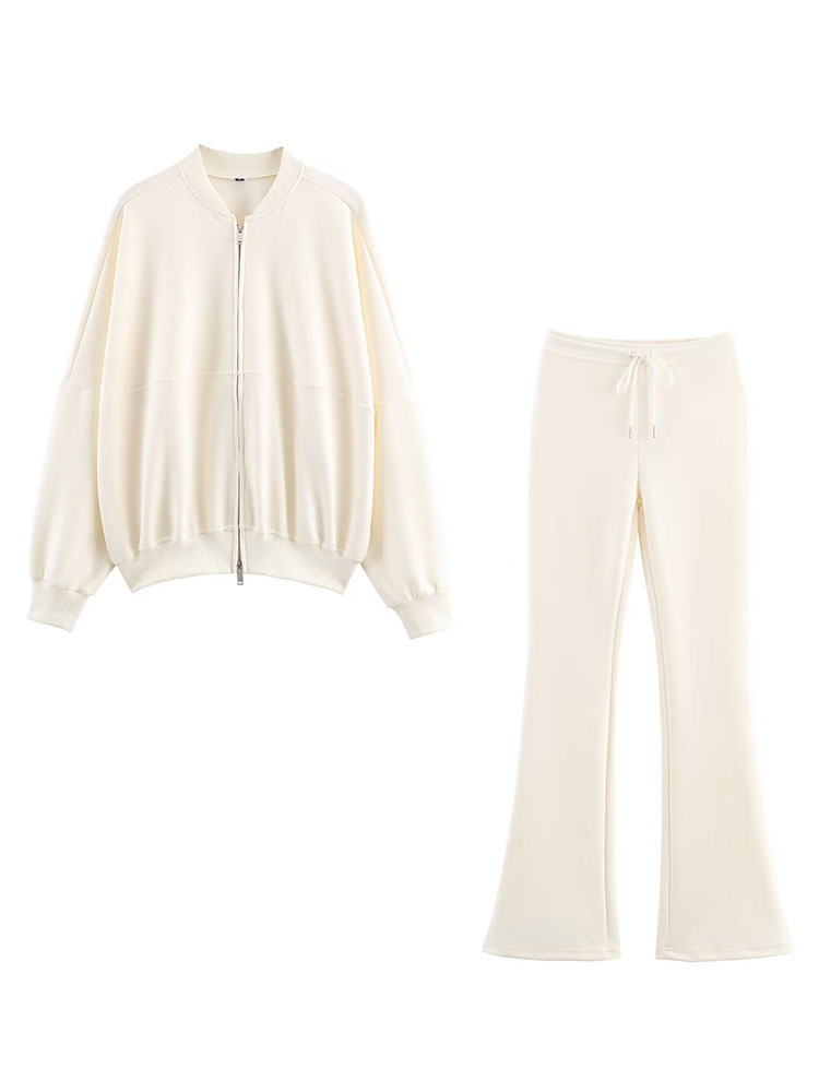 Bomber Jacket Men - HH femmes élégant solide pantalons évasés
