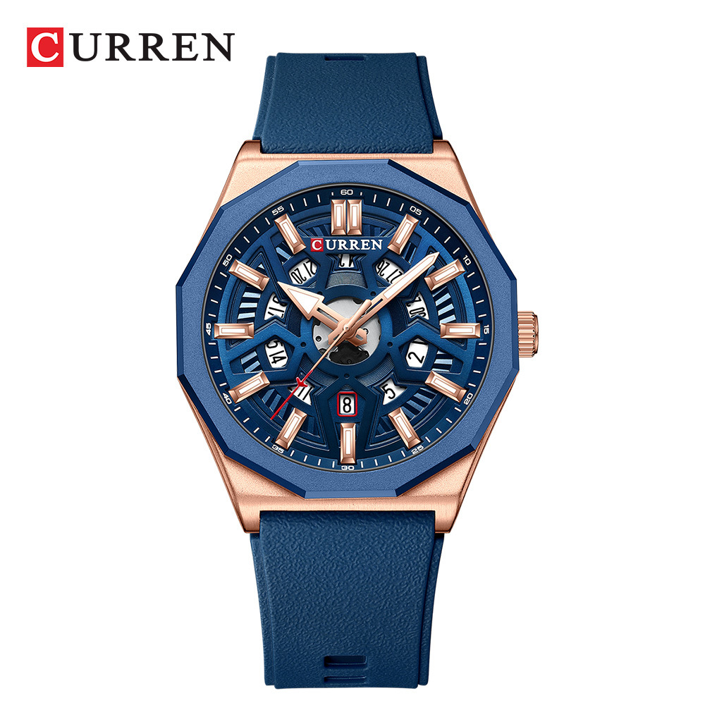 Men'S Fashion Magazine - Montre à quartz unisexe minimaliste CURREN