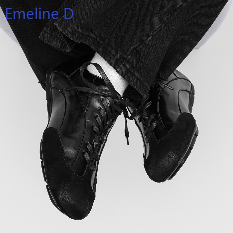 Mens Fashion Combination - Chaussures décontractées vintage pour hommes, en