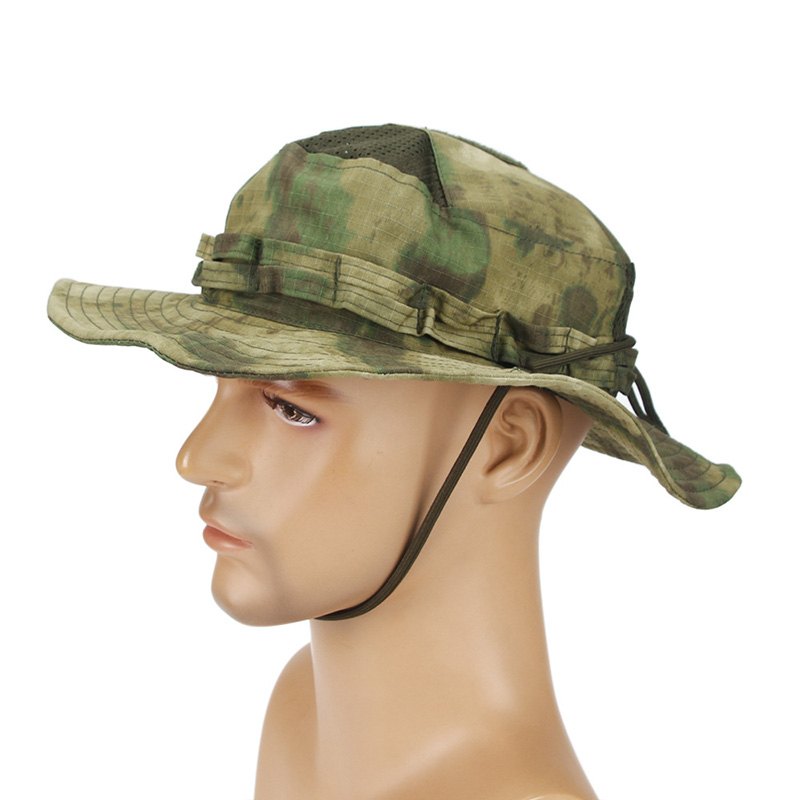 Mens Fashion Bucket Hat - FG atacs Camouflage Boonie chapeau randonnée