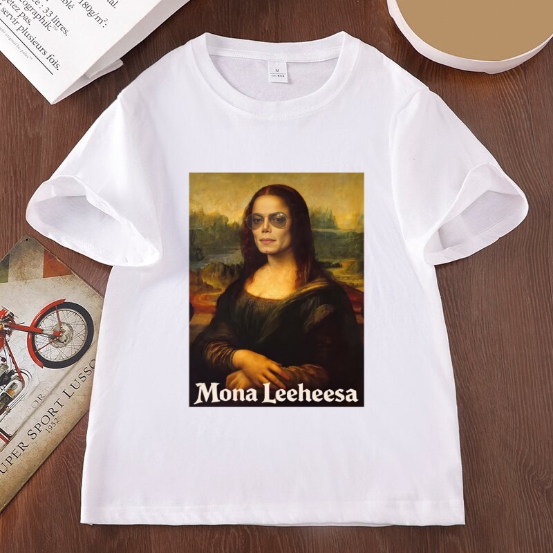 Men'S Fashion From The 80S - T-shirts graphiques amusants parodiant la Mona