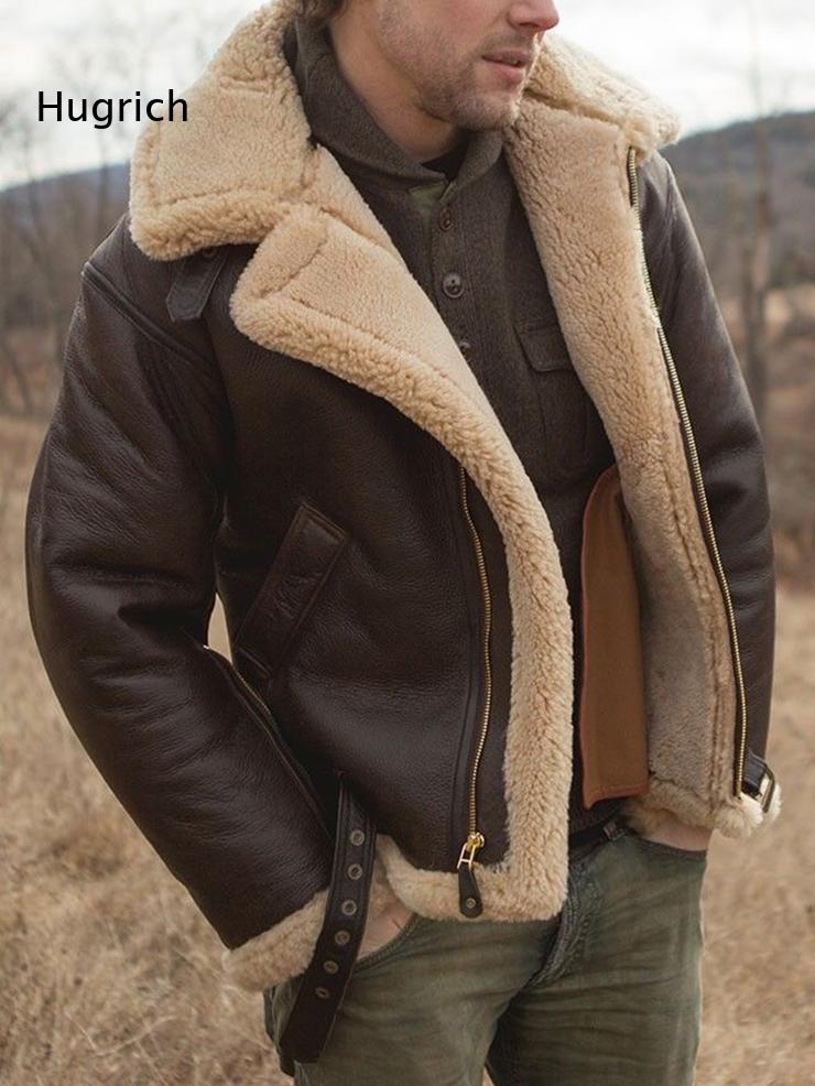 Bomber Jacket Men - Veste aviateur en peau de mouton