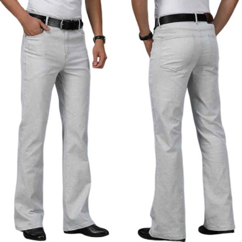 Men'S Fashion Jeans And Boots - Jean beige pour homme, pantalon en