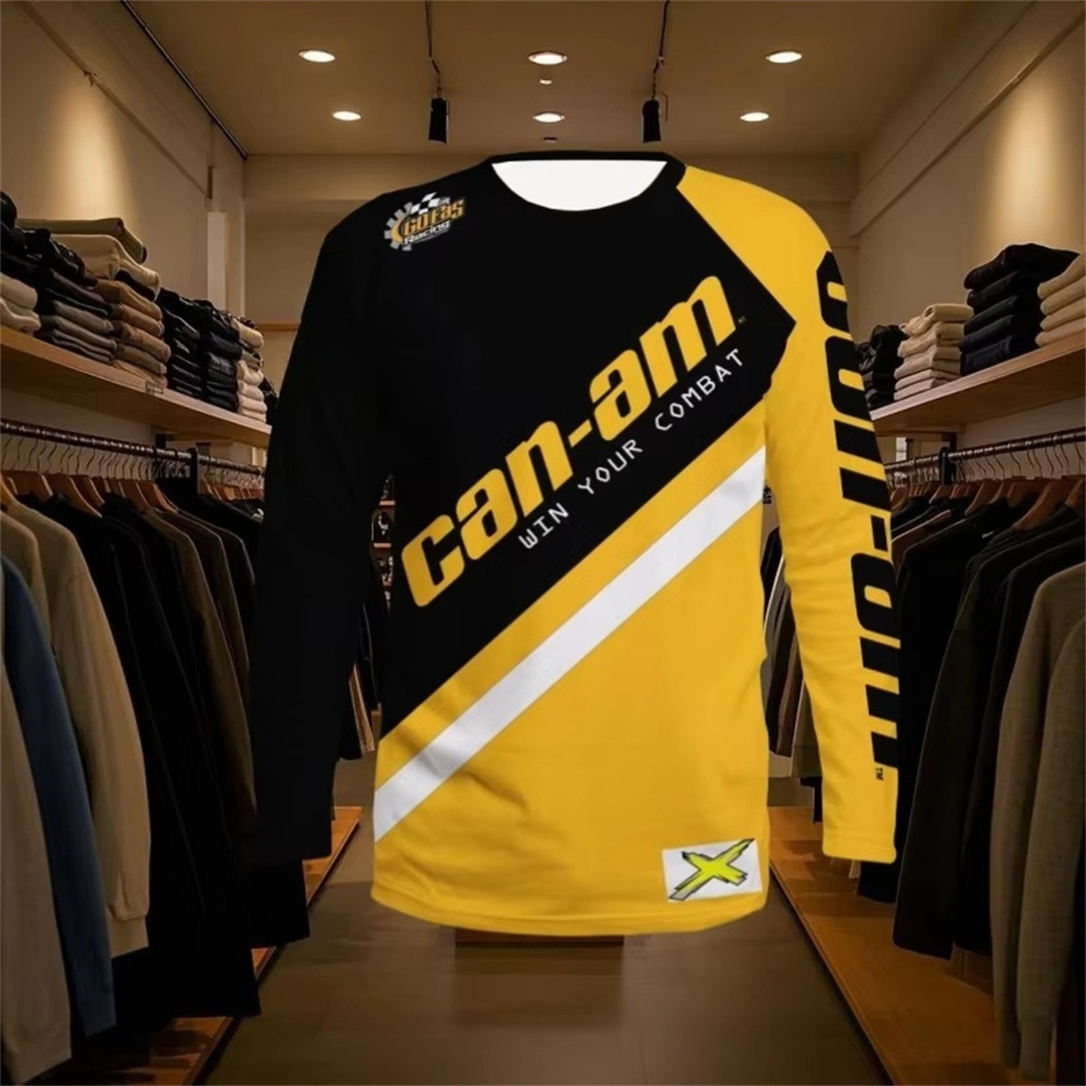 Fashion Mens Shirt - T-shirt de course de moto à