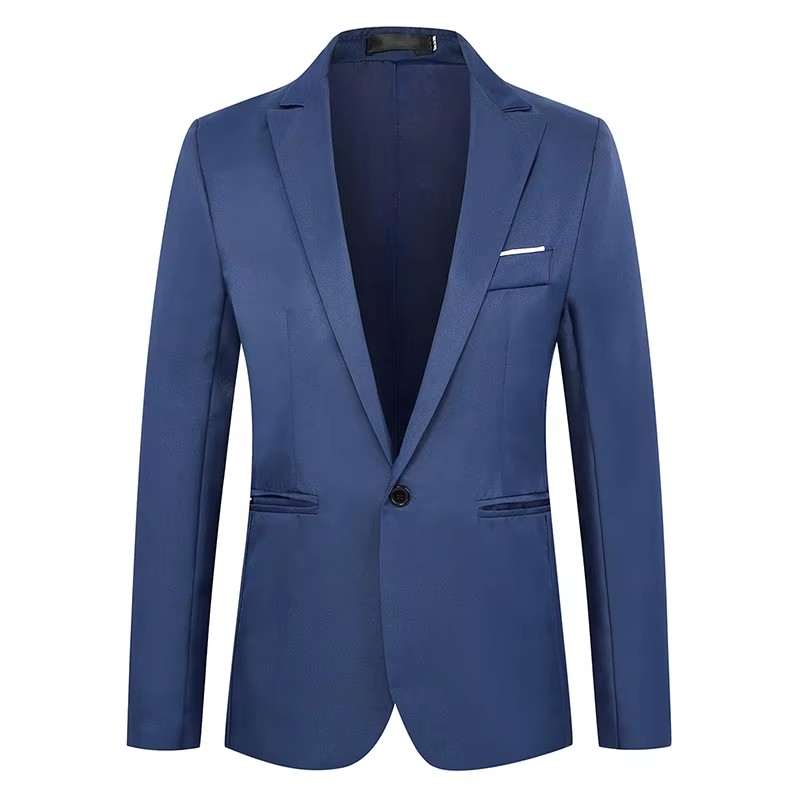 Men'S Fashion Light Jacket - Blazer de Luxe à Manches sulfpour