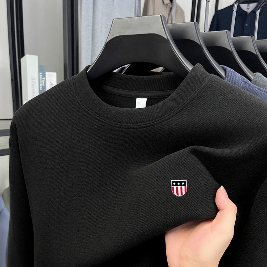 Fashion Mens Shirt - T-shirt à manches longues et col