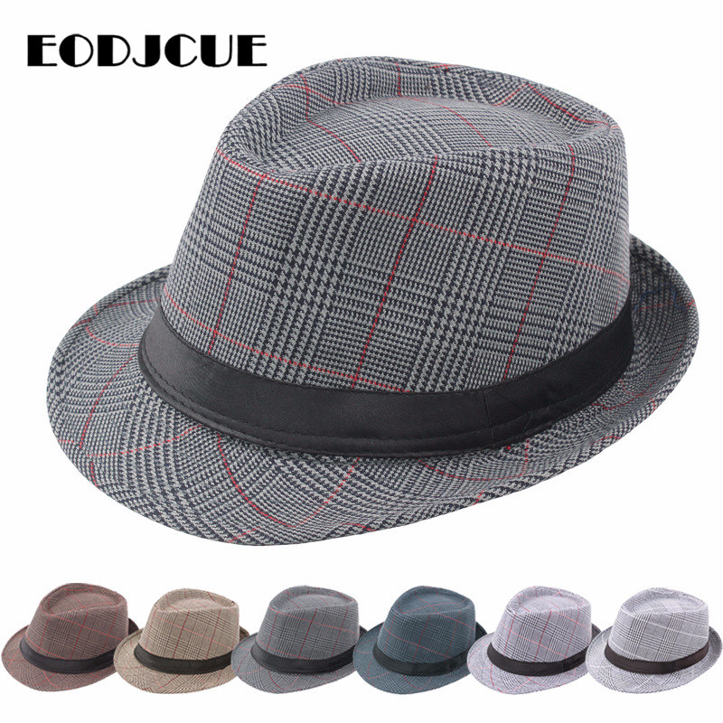 Mens Fashion Bucket Hat - Chapeau Fedora Jazz pour hommes, casquette