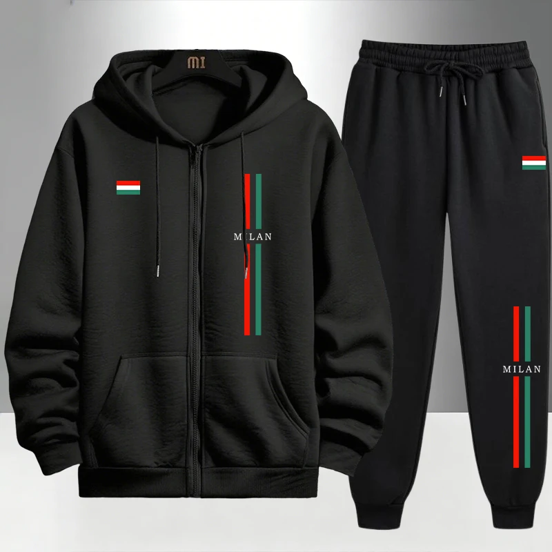 Mens Fashion Urban - Ensemble Homme Imprimé Italie 2026 :