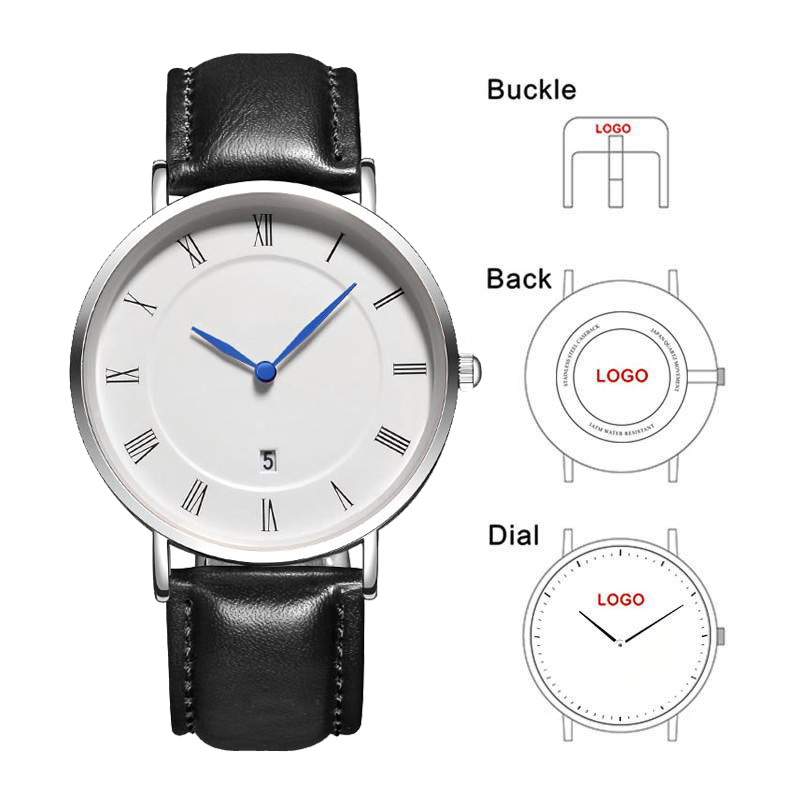 Men'S Fashion Magazine - B-8210A simple hommes montres avec date