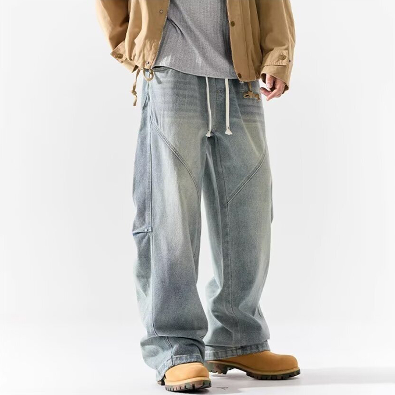 Men'S Fashion Jeans And Boots - Pantalon en jean vintage pour homme,