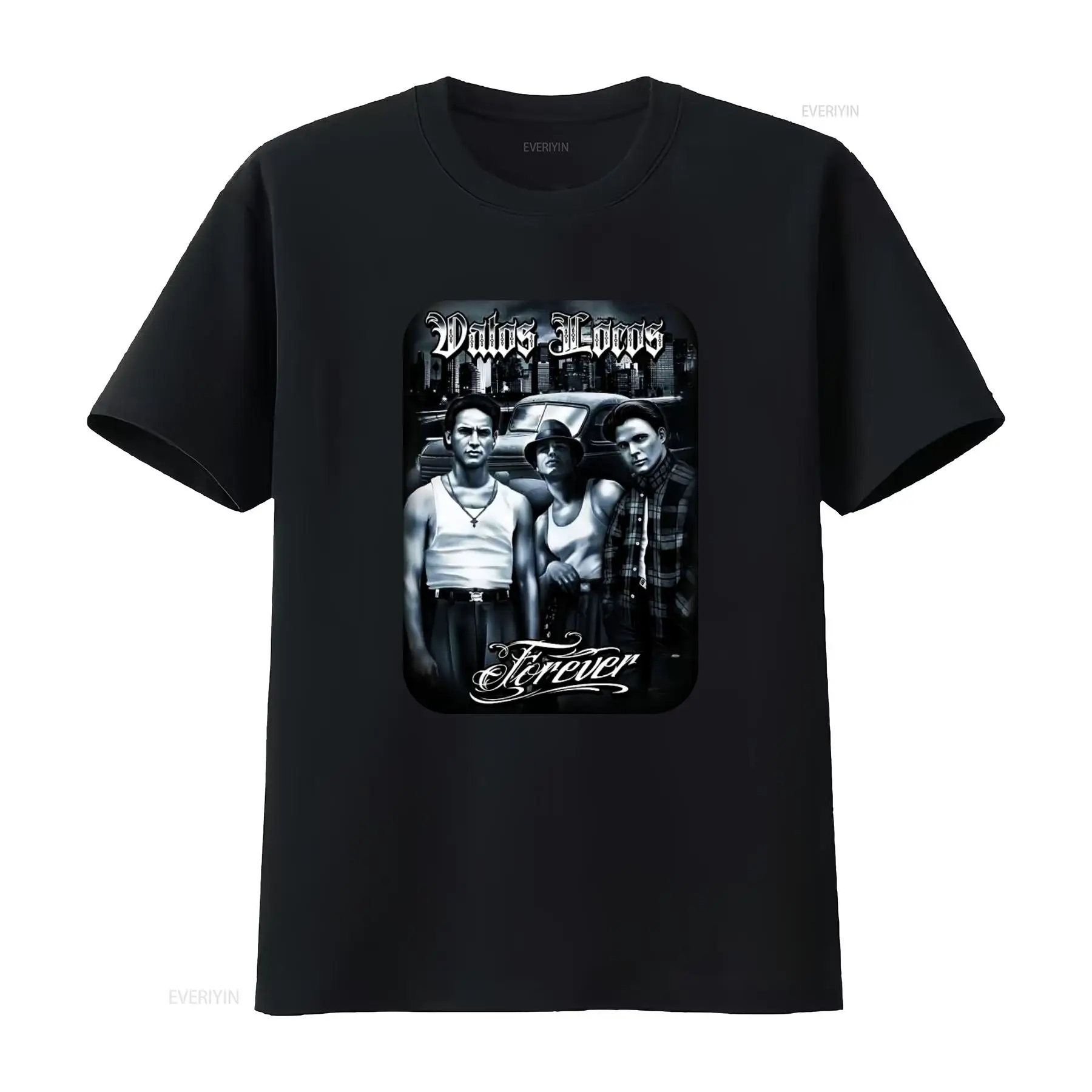 Mens Fashion Urban - T-shirt épais pour homme Vatos Locos