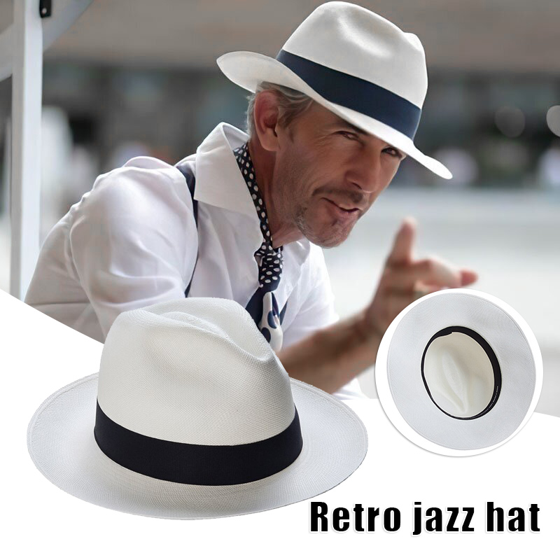 Mens Fashion Bucket Hat - Chapeau Panama classique pour femmes et