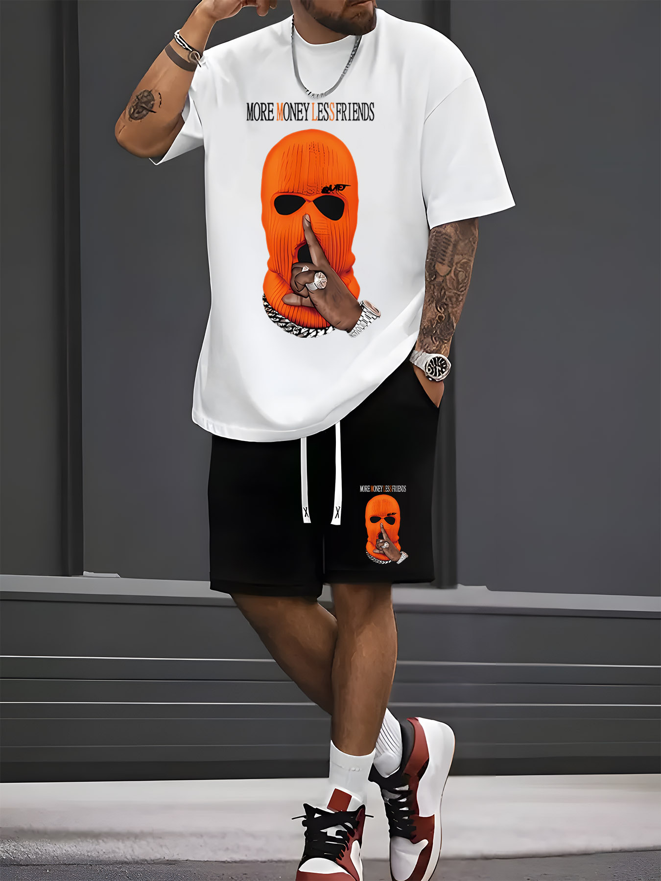 Men'S Fashion Videos - Nouvel ensemble short et t-shirt à
