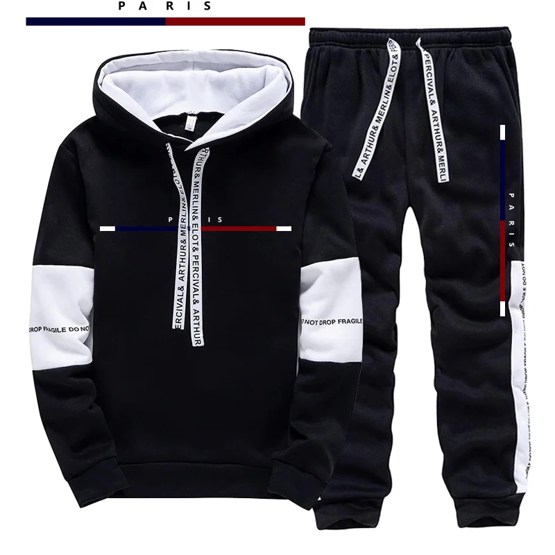 Mens Fashion Urban - Ensemble Homme Imprimé Tendance Parisienne /