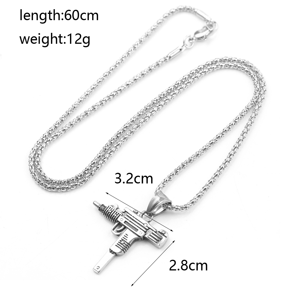 Pendentif Collier Pistolet Mit - Men'S Fashion Necklaces avis et prix