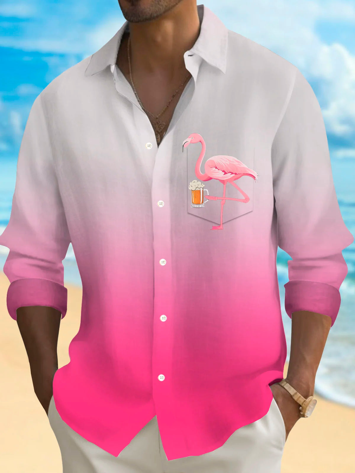 Chemise décontractée boutonnée - Fashion Mens Shirt avis et prix