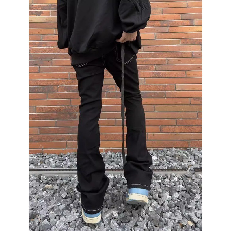 Jean pour homme noir évasé, st - Skinny Jeans Ripped avis et prix