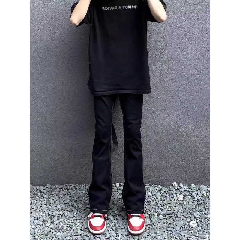 Jean pour homme noir évasé, st - Skinny Jeans Ripped avis et prix