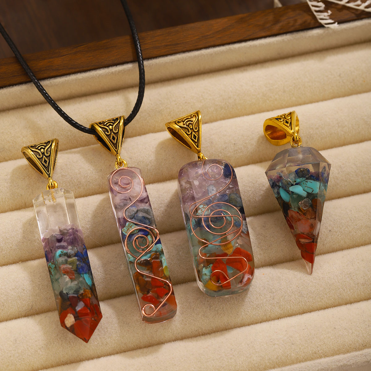 1pc Collier en Gravier Coloré, - Men'S Fashion Necklaces avis et prix