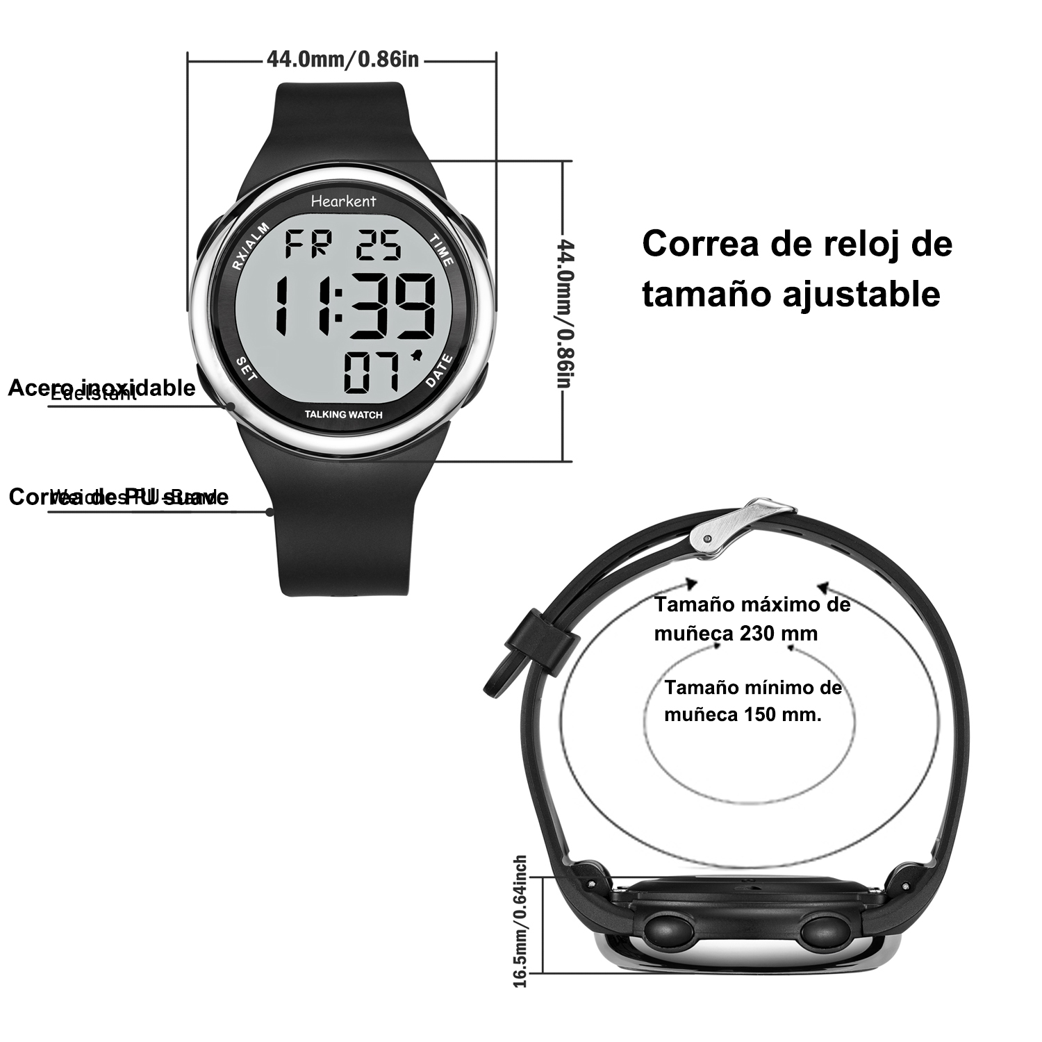 Hearkent espagnol parlant mont - Men'S Fashion For 60 Year Old avis et prix