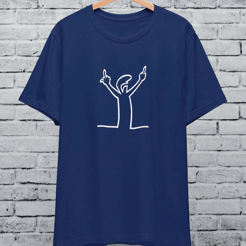 Angry La Linea T-Shirt unisexe - Men'S Fashion From The 80S avis et prix