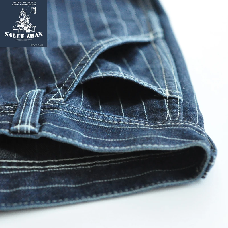 Saucezhan – Jean rayé vintage  - Skinny Jeans Ripped avis et prix