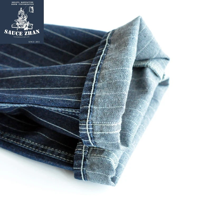 Saucezhan – Jean rayé vintage  - Skinny Jeans Ripped avis et prix