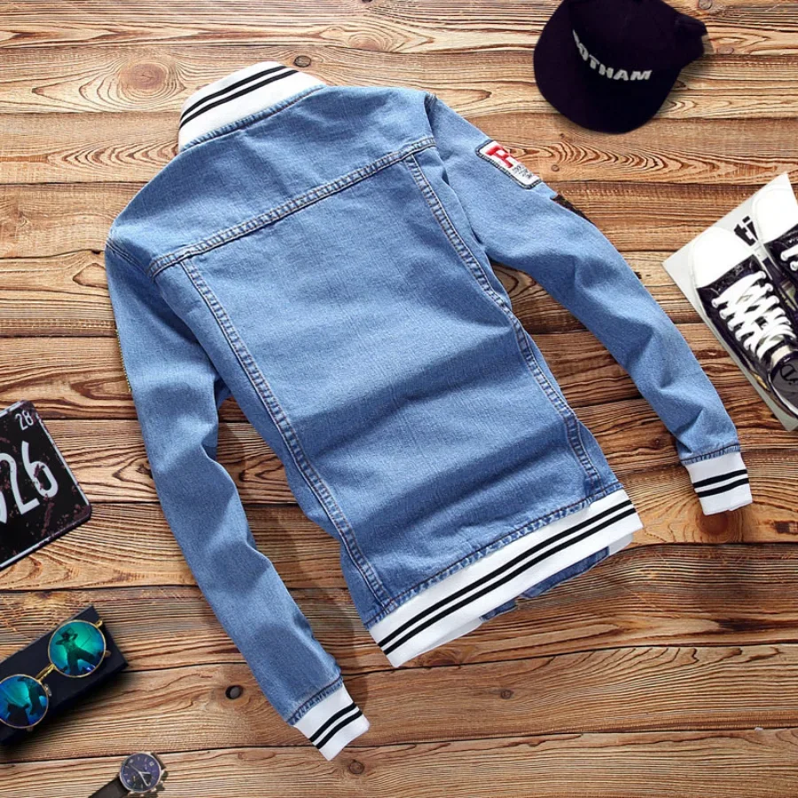 Nouveau 2026 hommes Denim vest - Bomber Jacket Men avis et prix