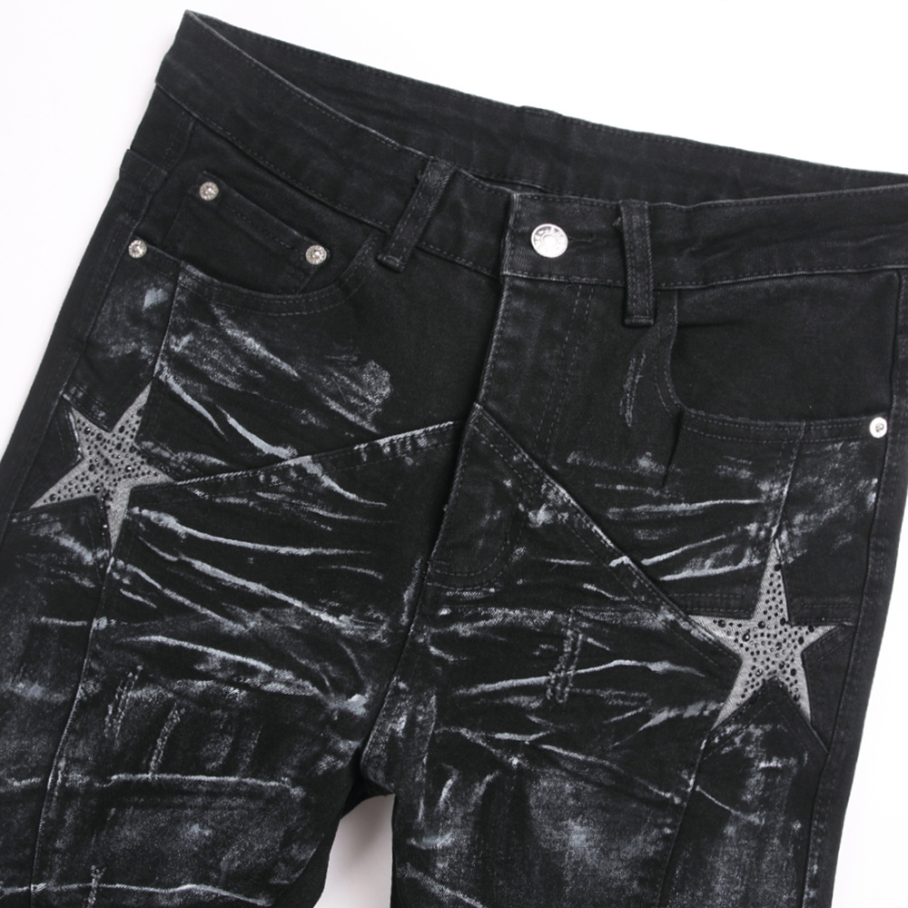 Jean étoiles de cristal pour h - Men'S Fashion Jeans And Boots avis et prix