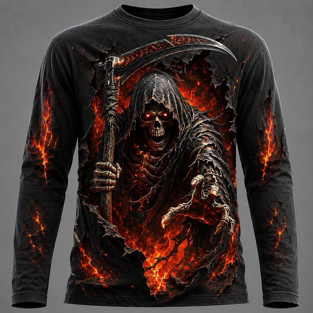 T-shirt à manches longues impr - Men Fashion Upper avis et prix