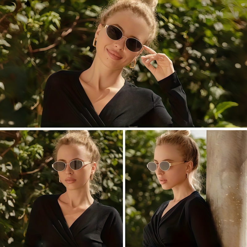 Lunettes de soleil rétro à mon - Men Fashion Photography avis et prix