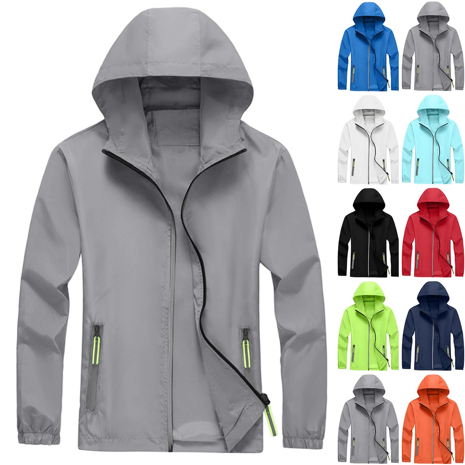 Veste coupe-vent imperméable p - Men'S Fashion Light Jacket avis et prix