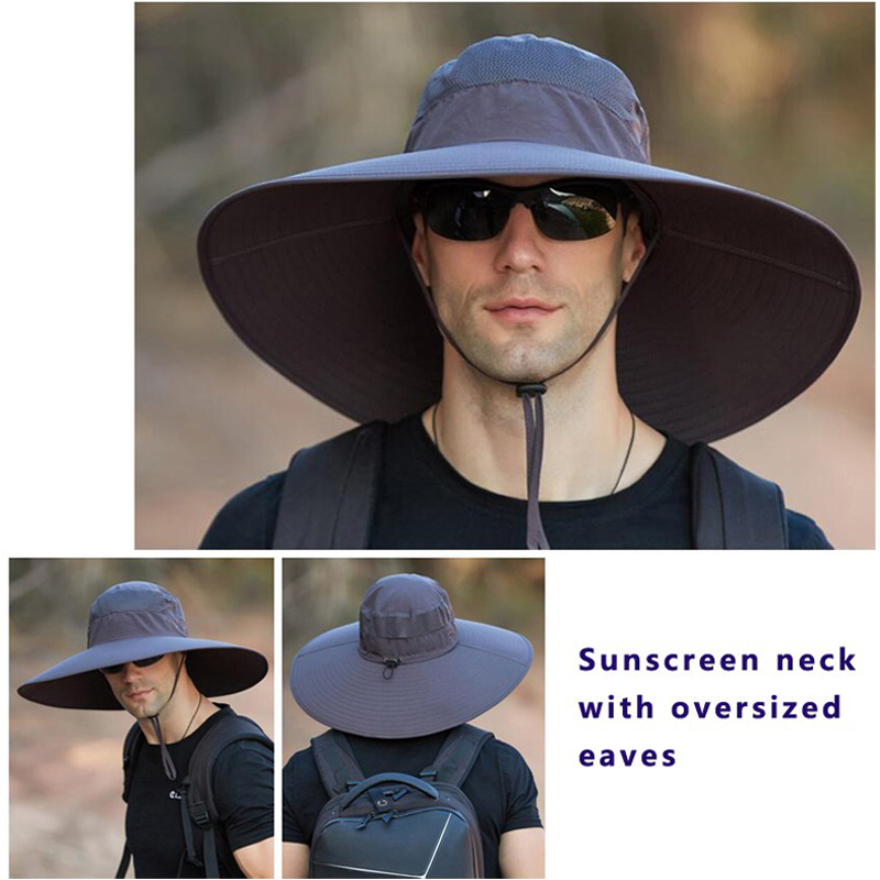 Chapeau de pêcheur à grand bor - Mens Fashion Bucket Hat avis et prix