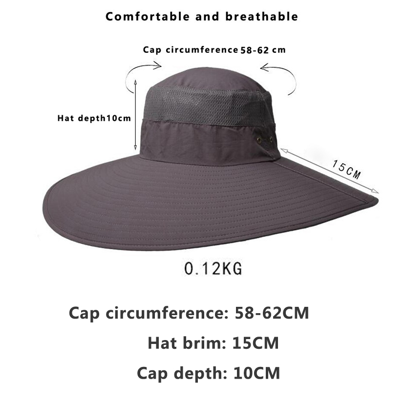 Chapeau de pêcheur à grand bor - Mens Fashion Bucket Hat avis et prix