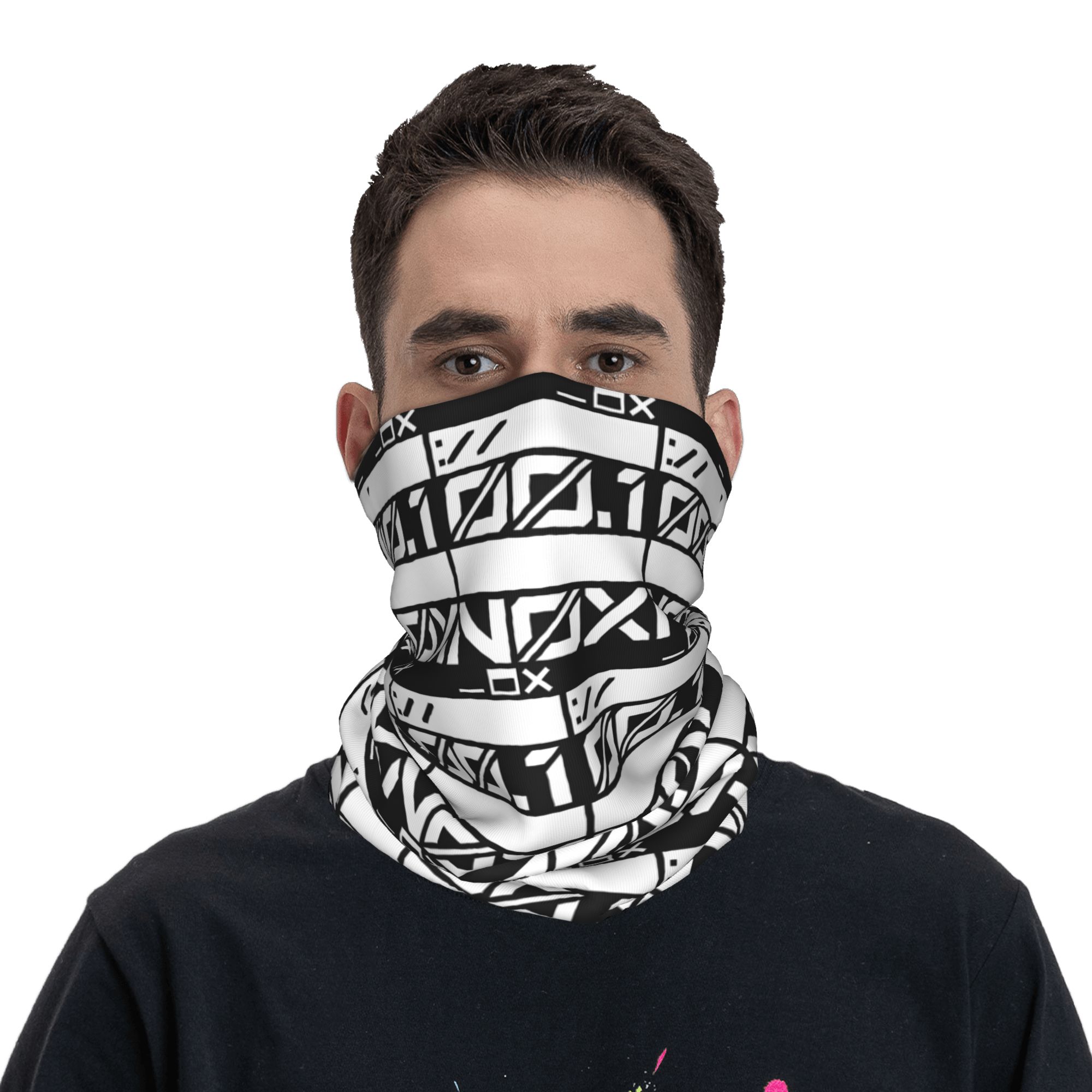Cache-cou urbain à motif indus - Mens Fashion Urban avis et prix