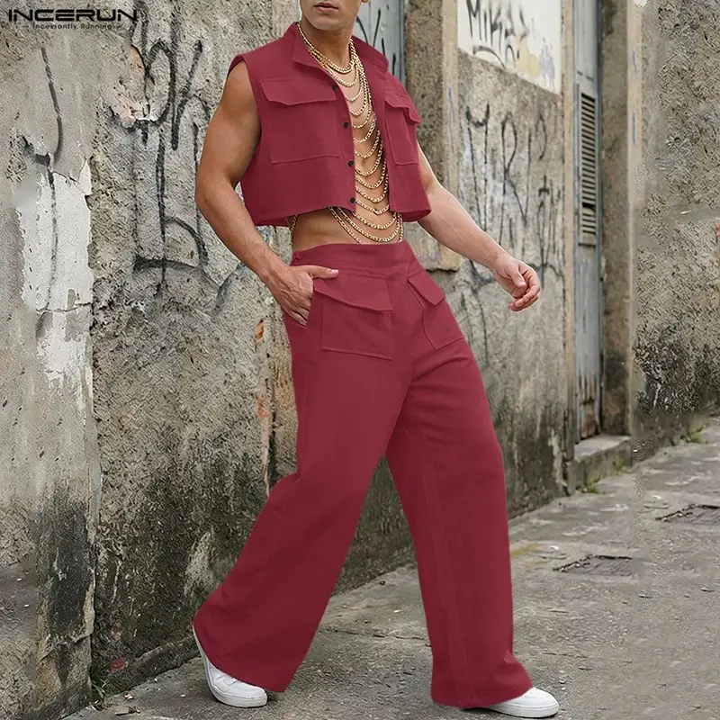INCERUN Ensembles Homme – Haut - Queer Men'S Fashion avis et prix
