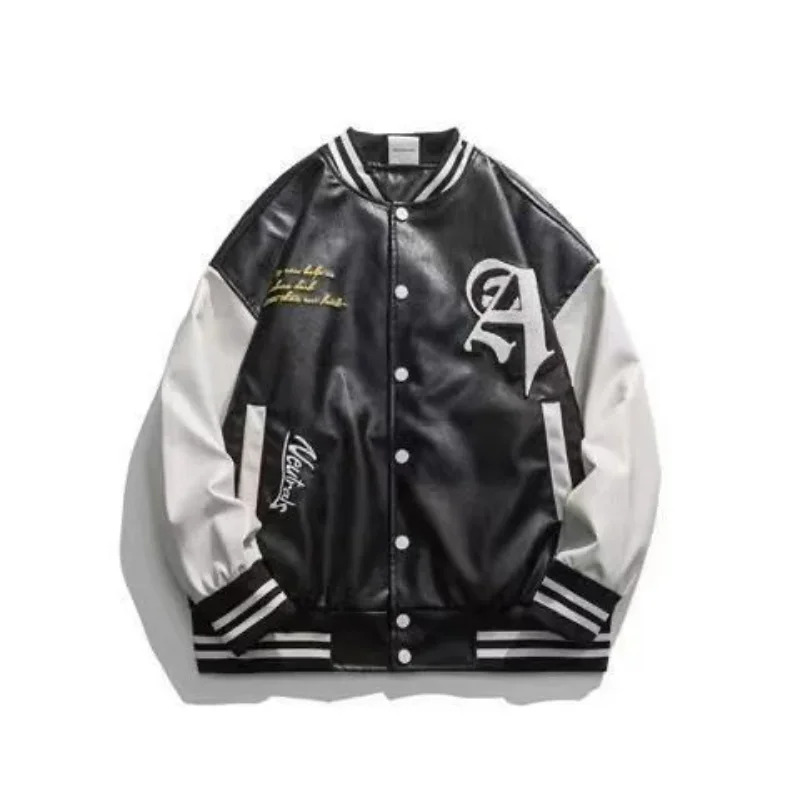 Uniforme de Baseball en cuir P - Bomber Jacket Men avis et prix