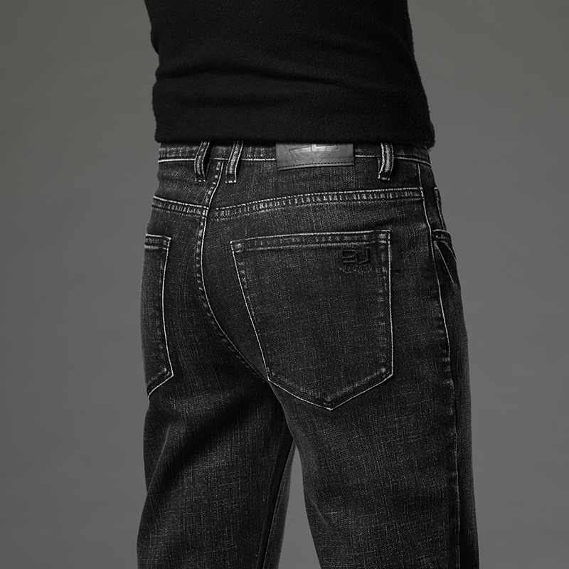 Jean Slim extensible en coton  - Men'S Fashion For 60 Year Old avis et prix