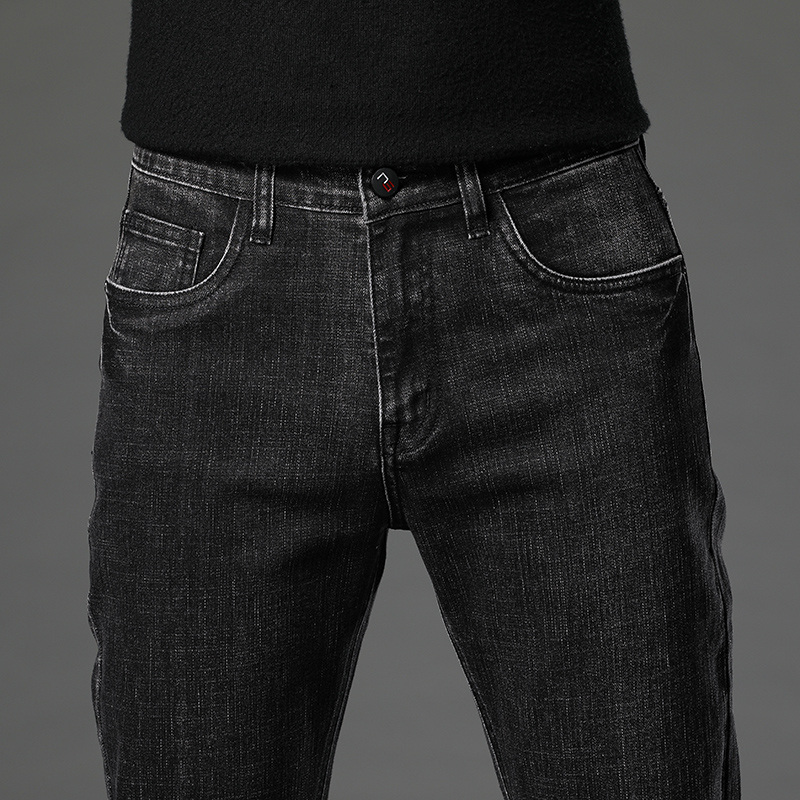 Jean Slim extensible en coton  - Men'S Fashion For 60 Year Old avis et prix
