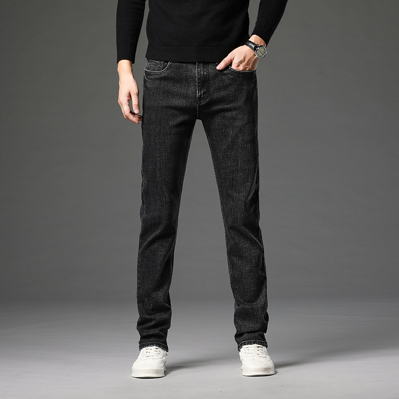 Jean Slim extensible en coton  - Men'S Fashion For 60 Year Old avis et prix