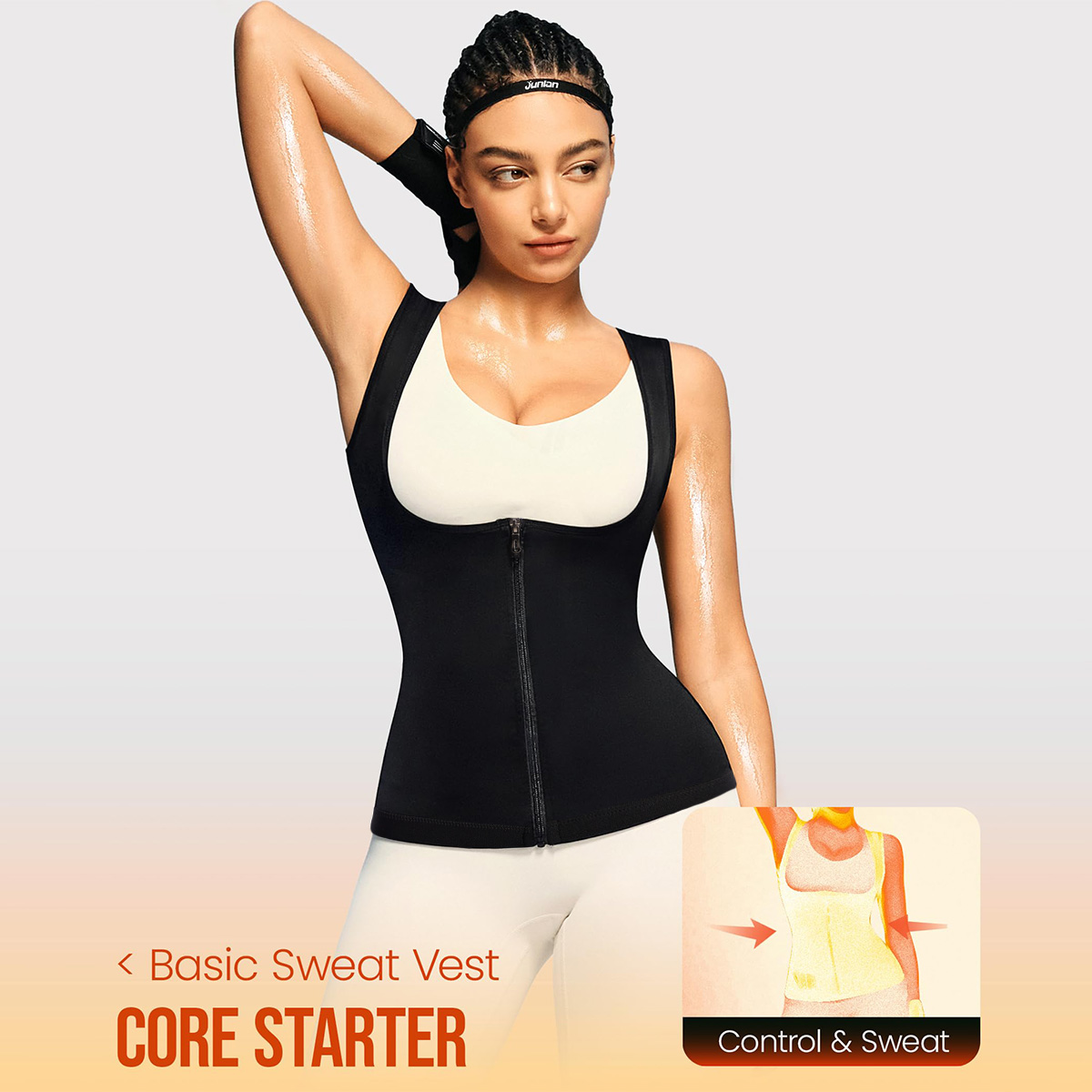 1 gilet de sudation pour femme - Compression Shirt Workout avis et prix