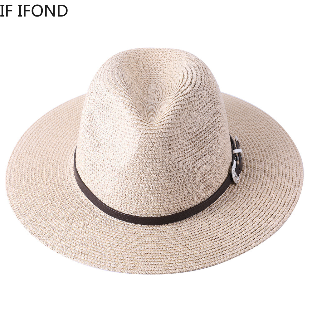 Chapeau de paille de grande ta - Mens Fashion Bucket Hat avis et prix