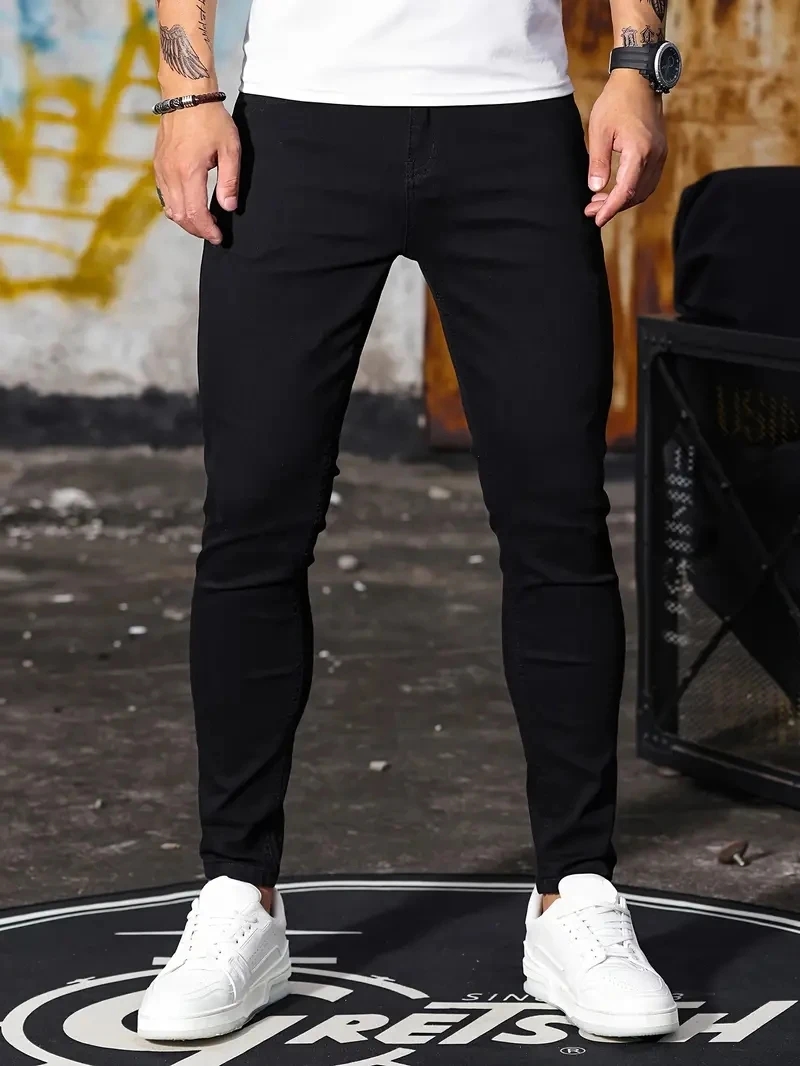 Jeans pour hommes, bleu ciel,  - Skinny Jeans Ripped avis et prix